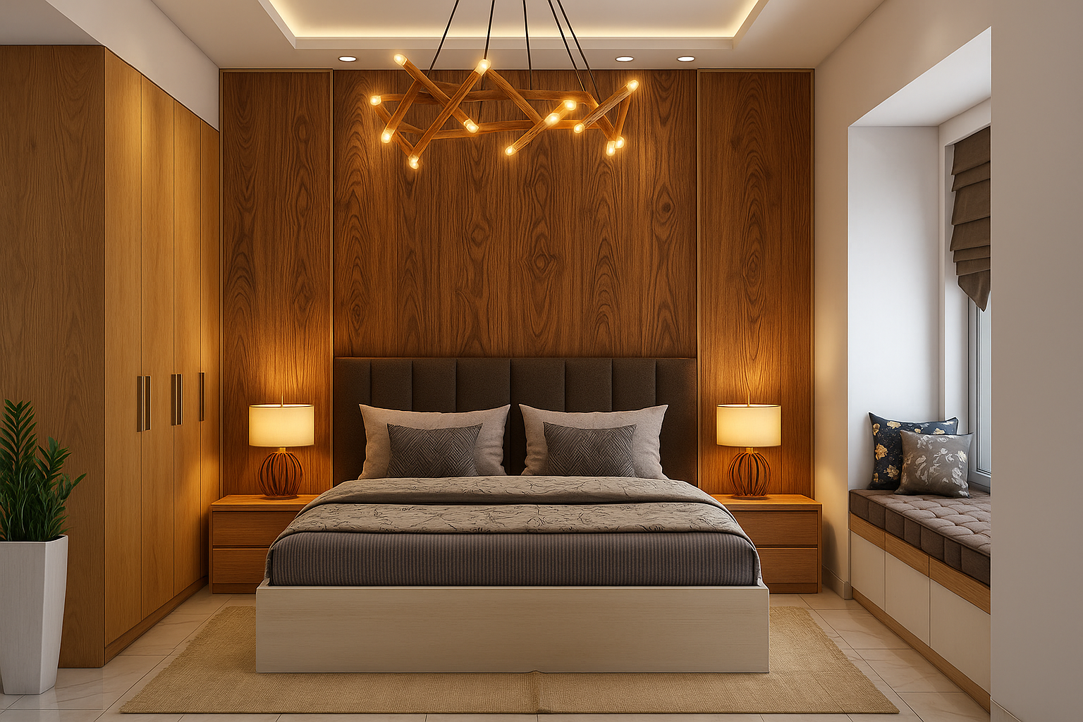 Burma Teak Flowery